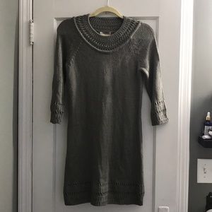 Olive green sweater dress!